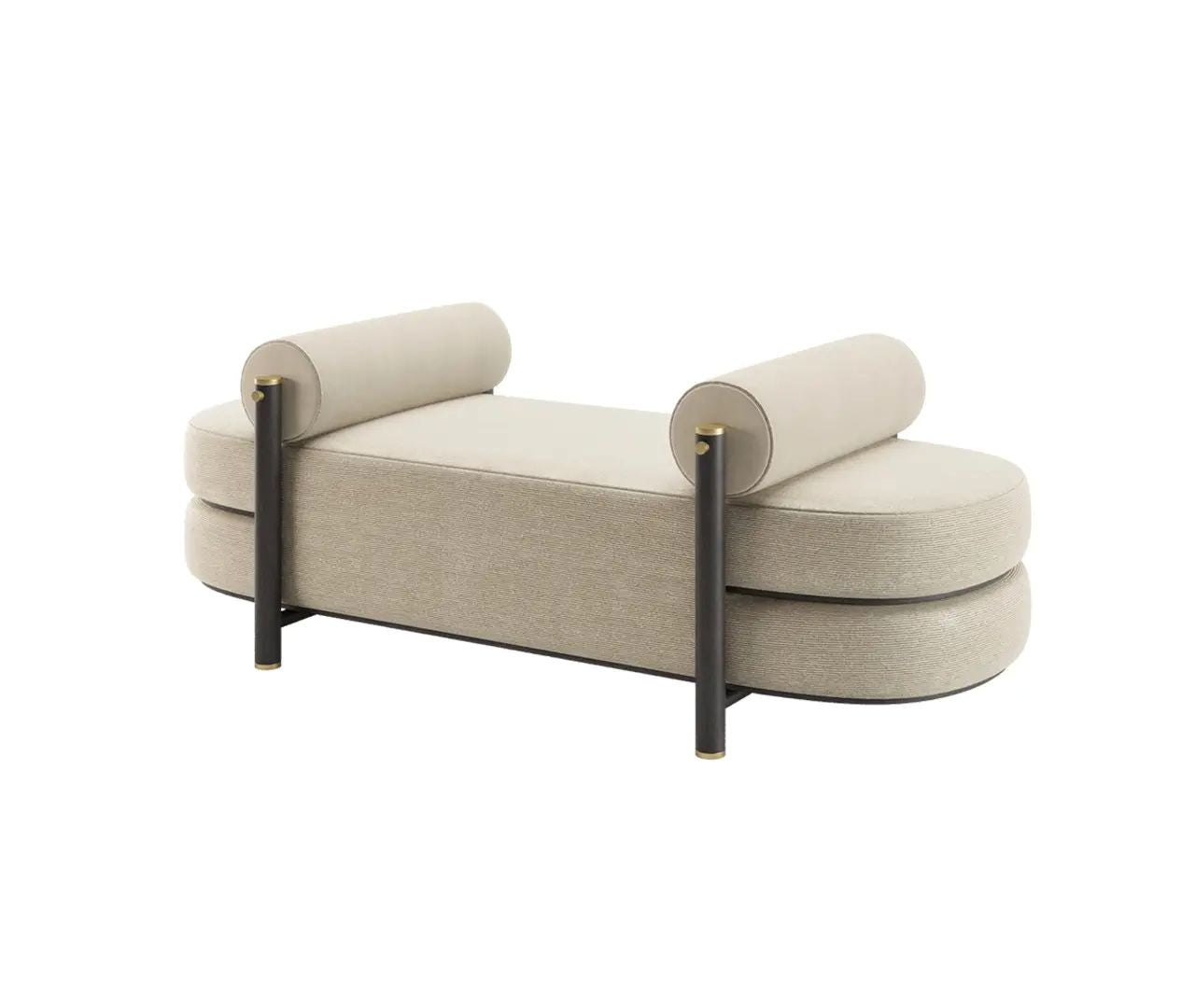 Upholstered Round Bench