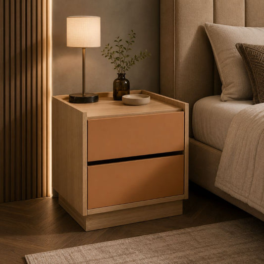 Marcelio Two-Drawer Nightstand
