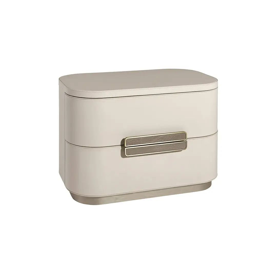 Leather Upholstered Nightstand