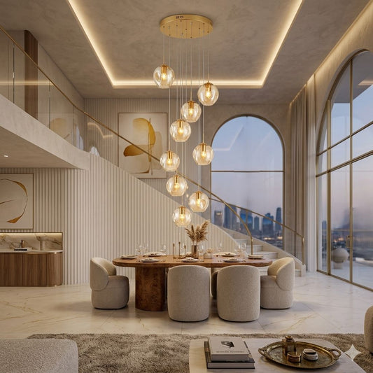 Gold Accent Pendant Light