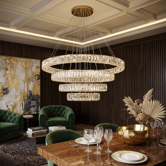 Royal Tiered Crystal Chandelier
