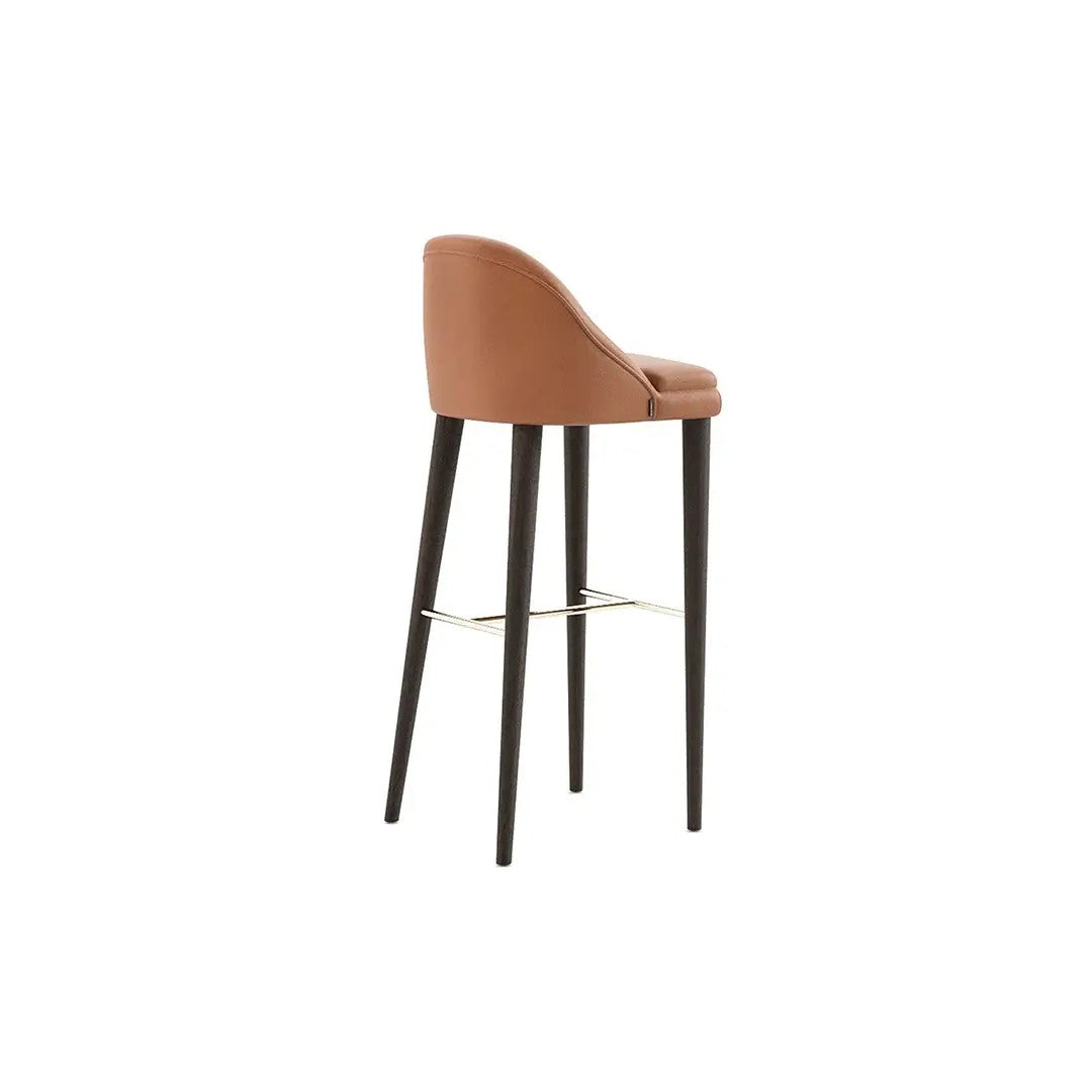 Contemporary Leather Bar Stool