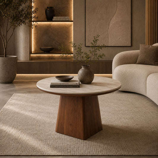 Terra Porcelain-Top Side Table