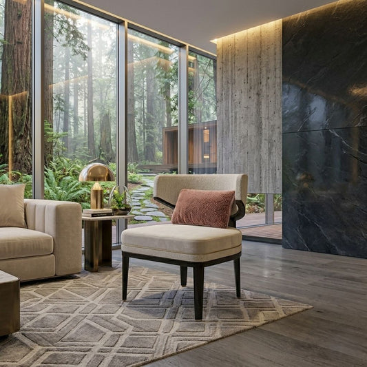 Velvet Wood Chair