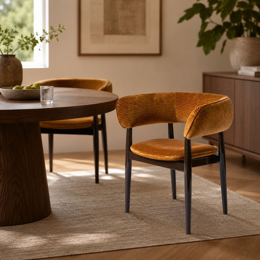 Wood Velvet Chair