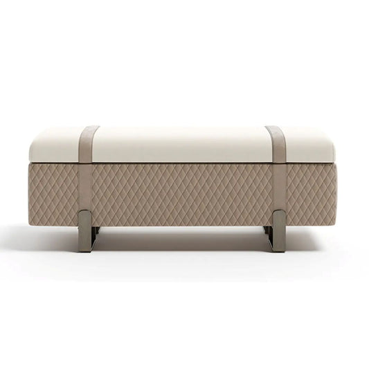 Velvet Storage Bench