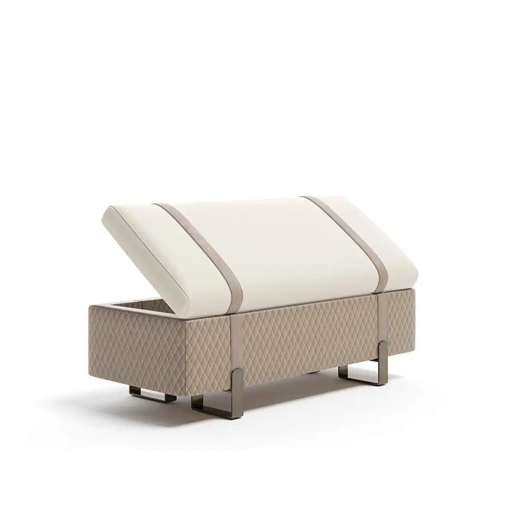 Velvet Storage Bench