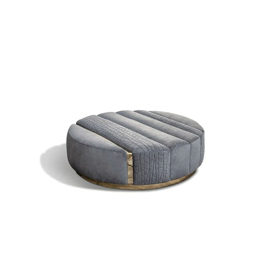 Luxury Upholstered Pouf