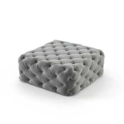 Button Tufted Pouf