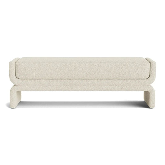 Sculptural Accent Bench