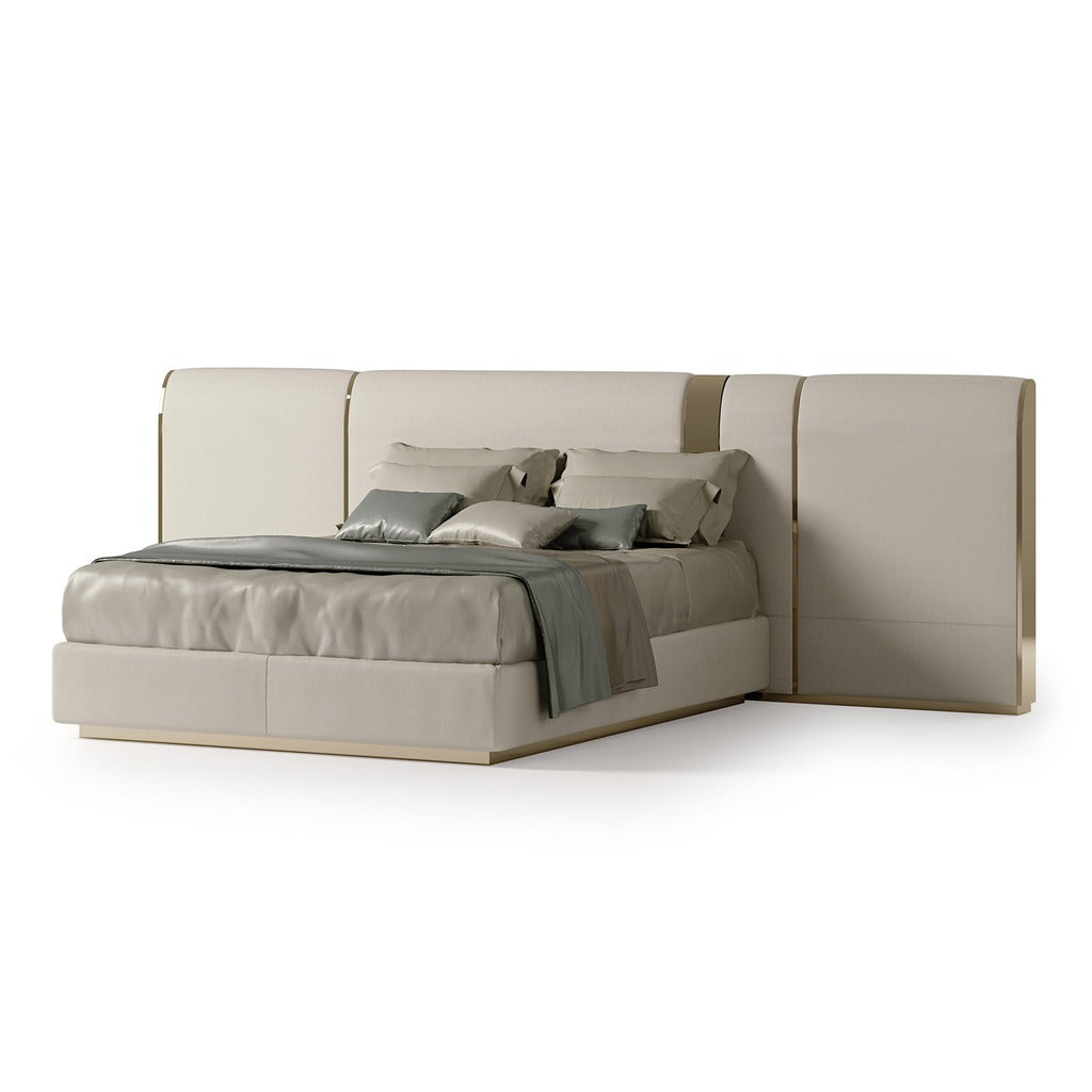 Leather Panel Bed