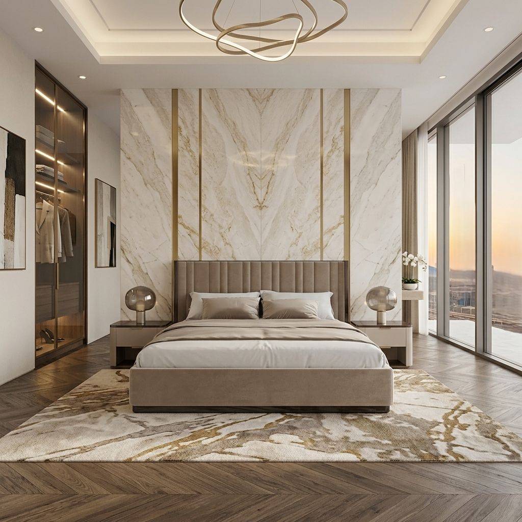 Velvet Curved Bed