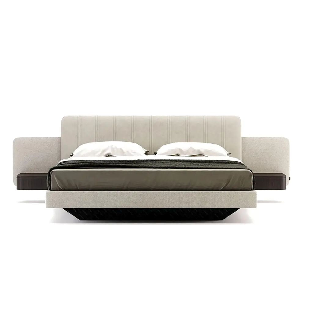 Floating Nightstand Bed