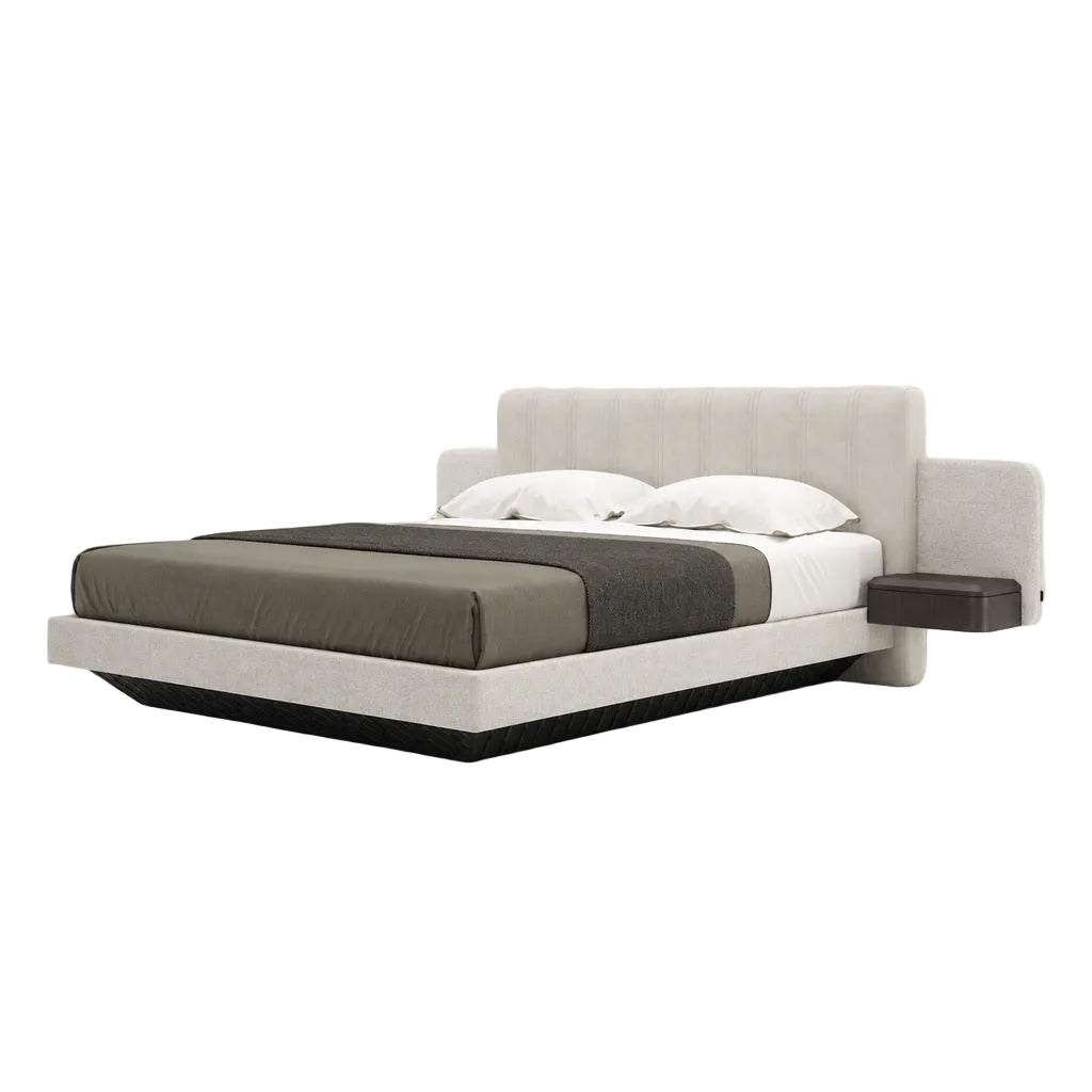 Floating Nightstand Bed