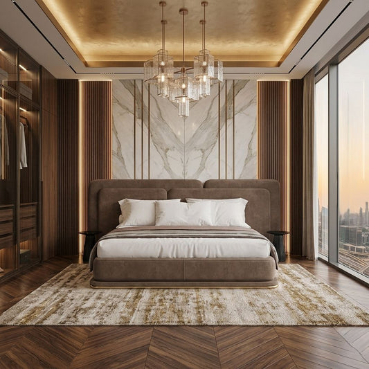 Contemporary Panel Bed