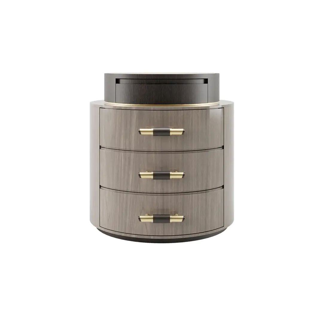 Modern 3 Drawer Nightstand