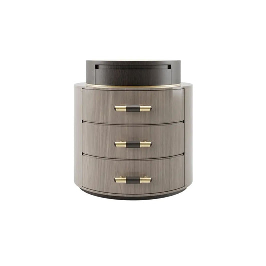 Modern 3 Drawer Nightstand