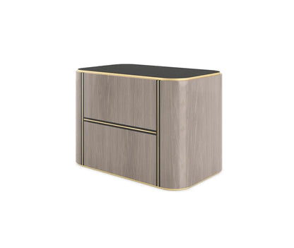 Grey Modern Nightstand