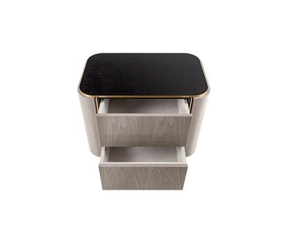 Grey Modern Nightstand
