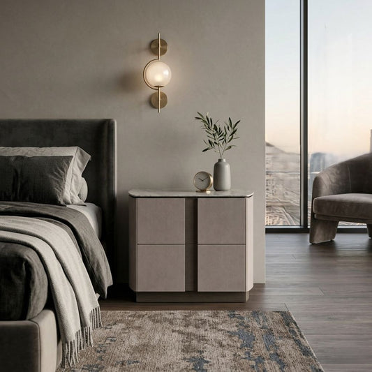 Marble Top Nightstand