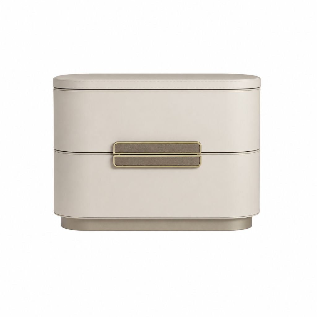 Leather Upholstered Nightstand