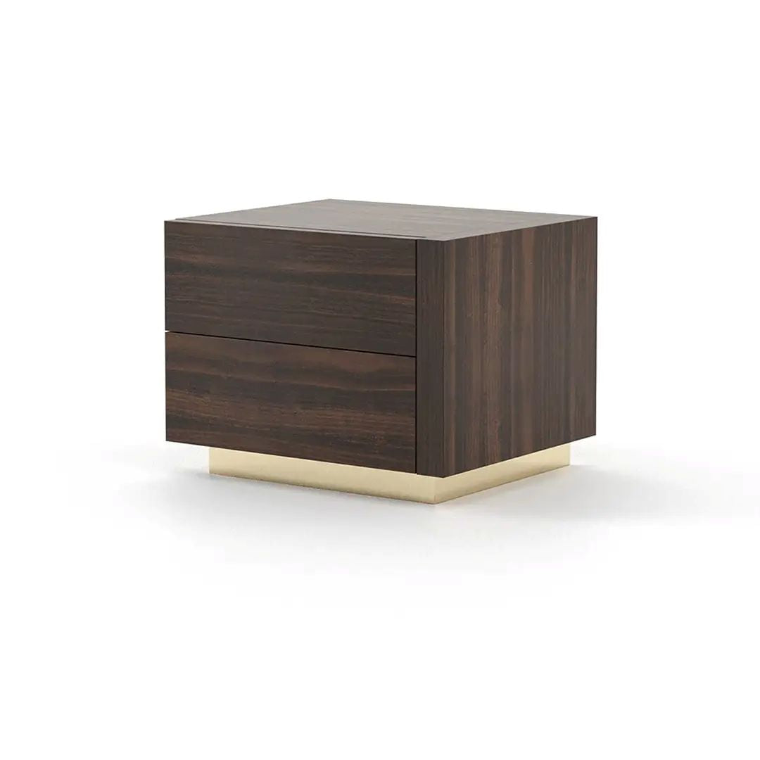 Cube Wooden Nightstand