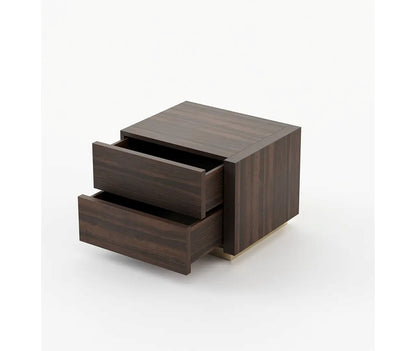 Cube Wooden Nightstand
