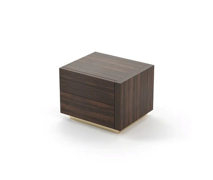 Cube Wooden Nightstand