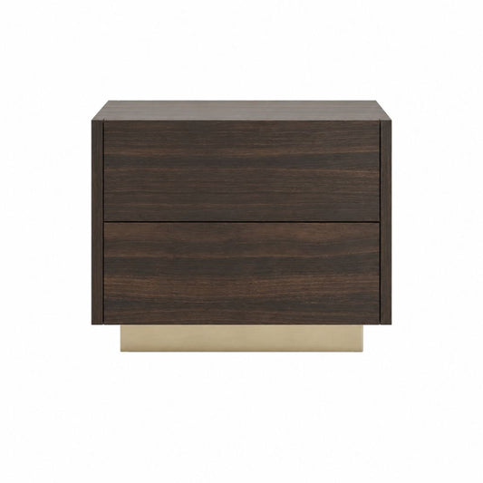 Cube Wooden Nightstand