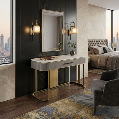 White Marble Dresser