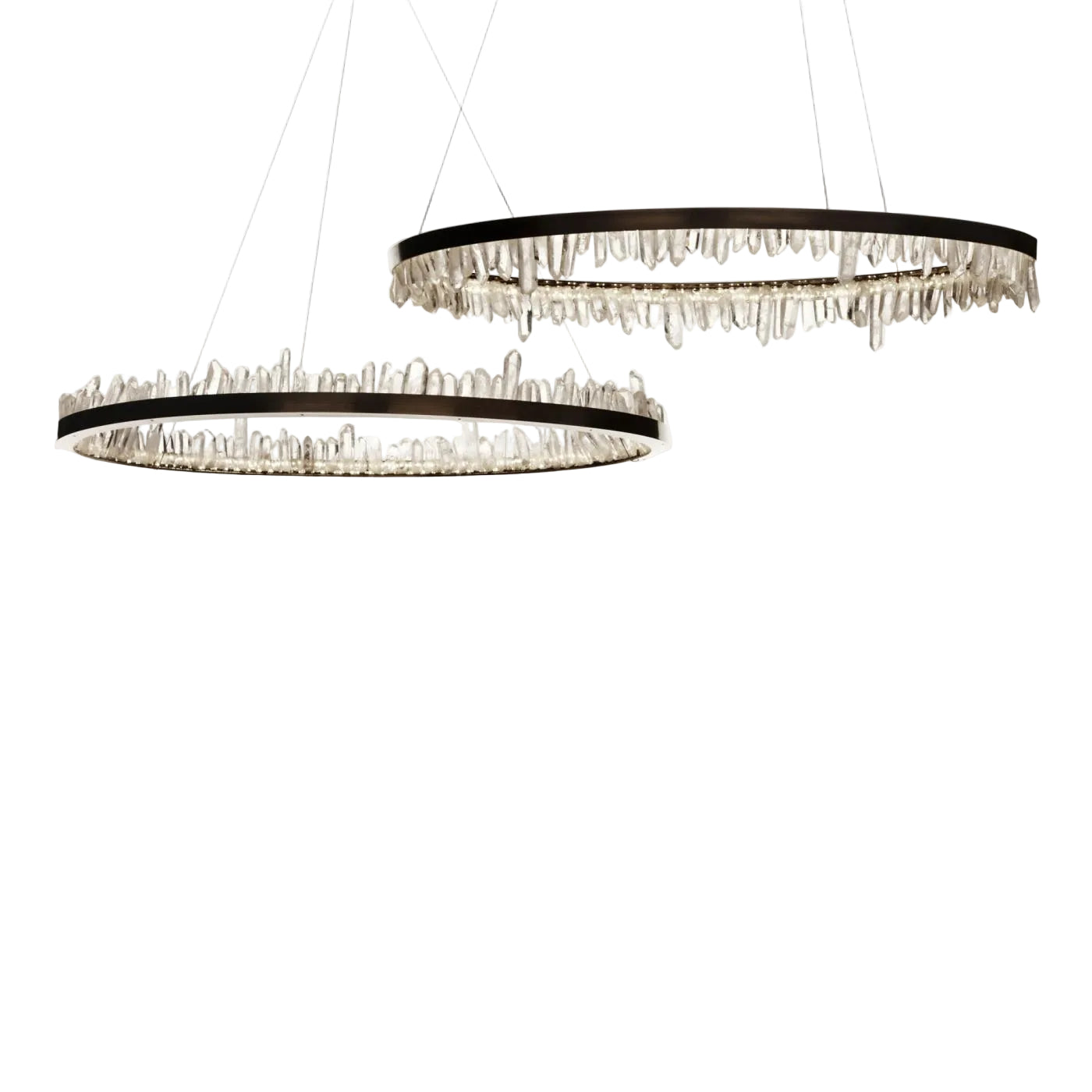 Crystal Quartz Chandelier