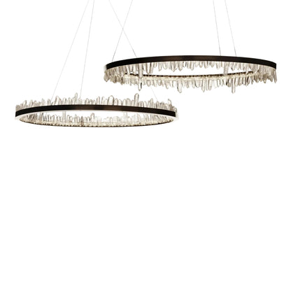Crystal Quartz Chandelier