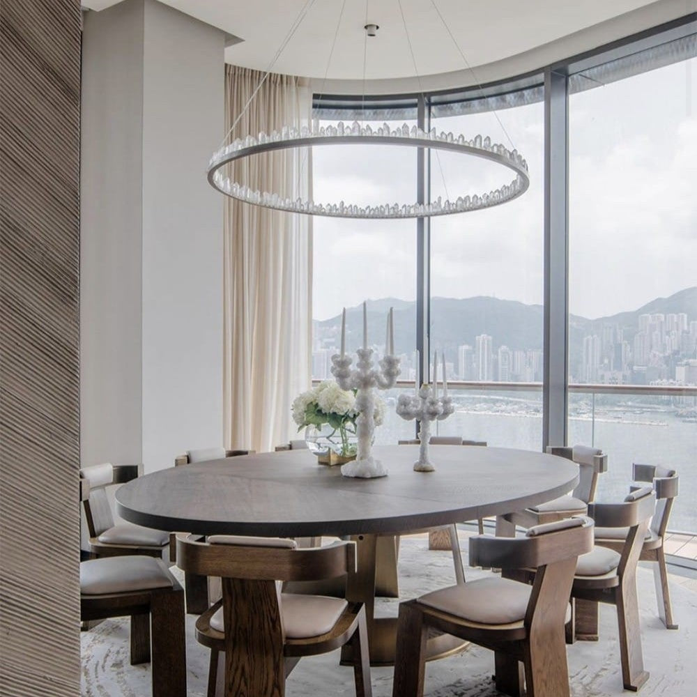 Crystal Quartz Chandelier
