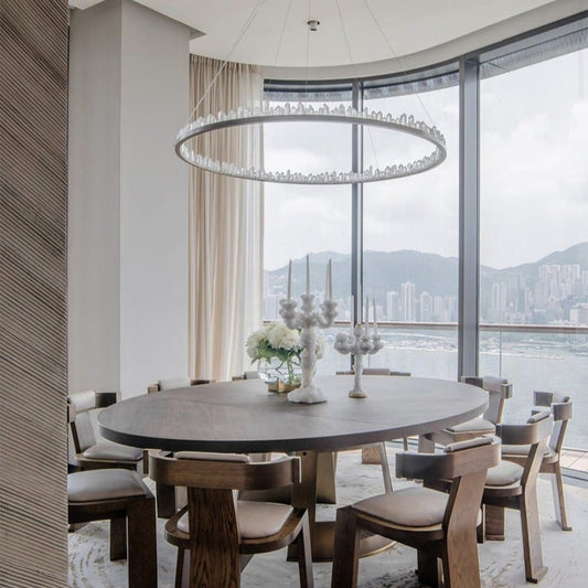 Crystal Quartz Chandelier