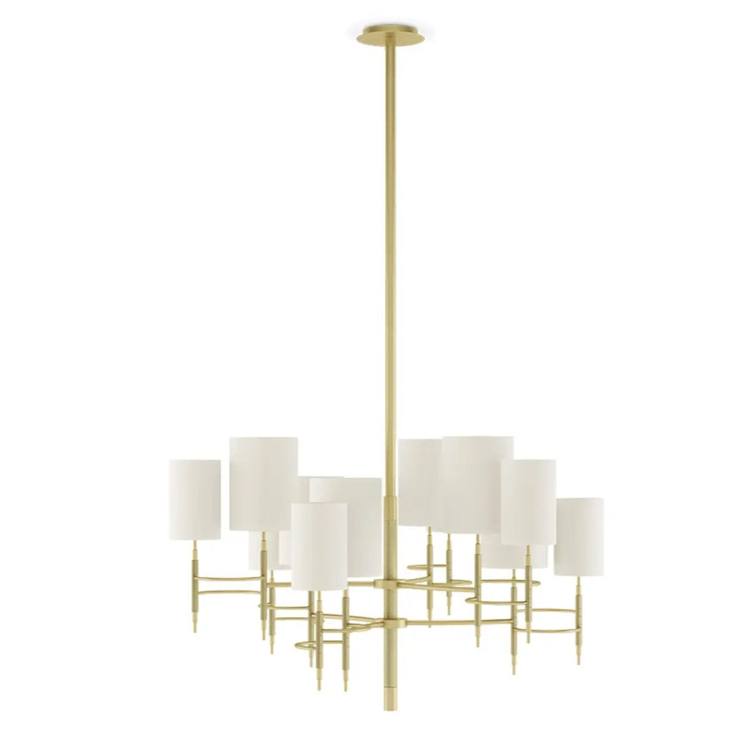 Silk Shade Chandelier