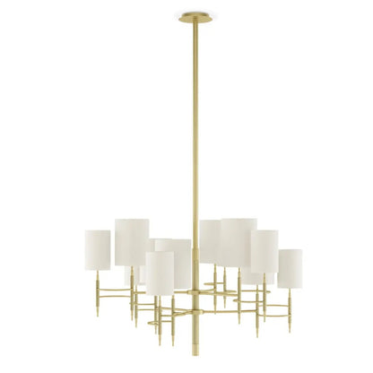 Silk Shade Chandelier