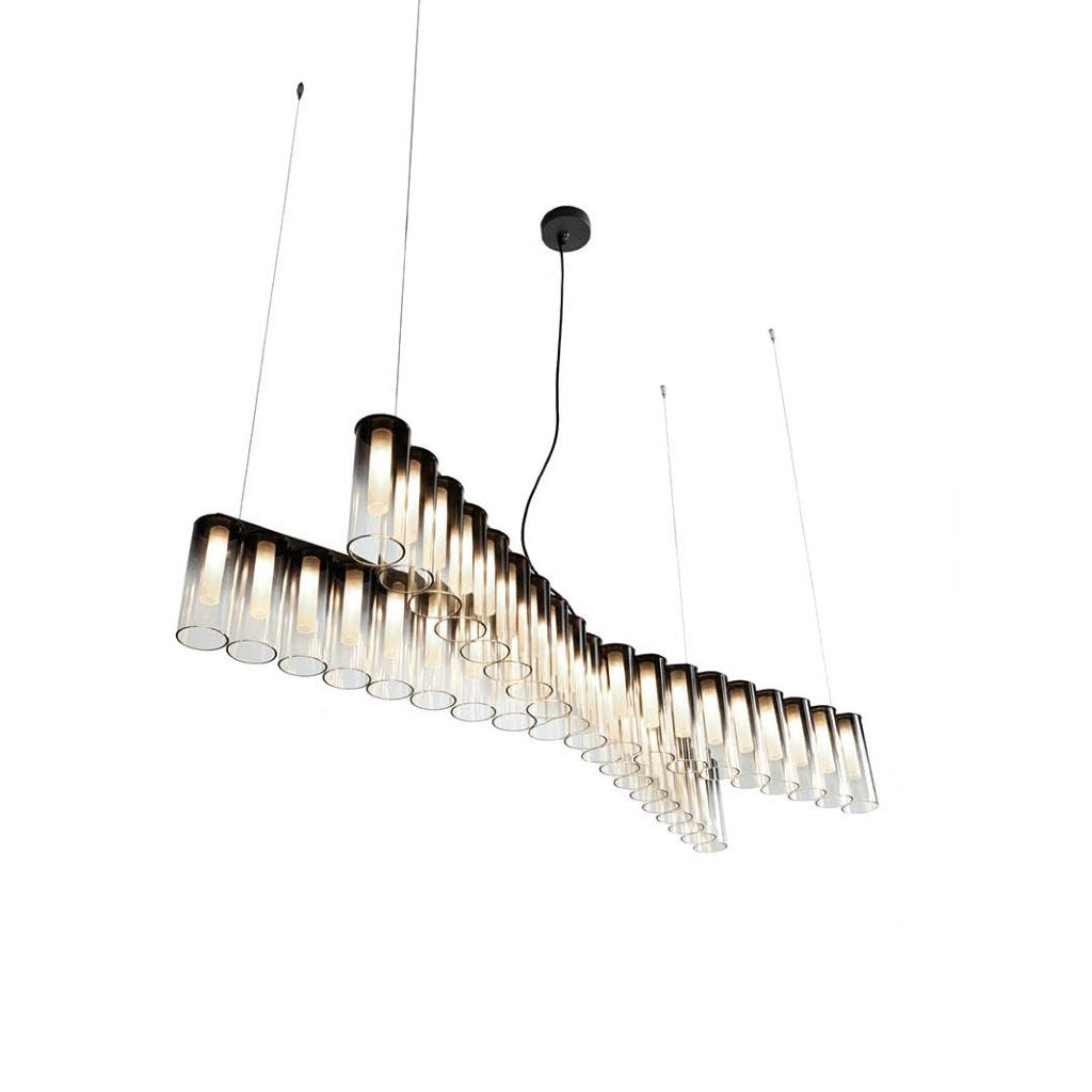 X-Shaped Glass Chandelier