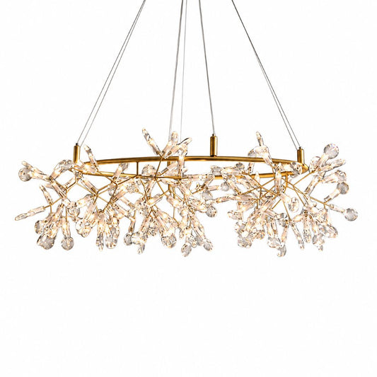 Modern Gold LED Chandelier
