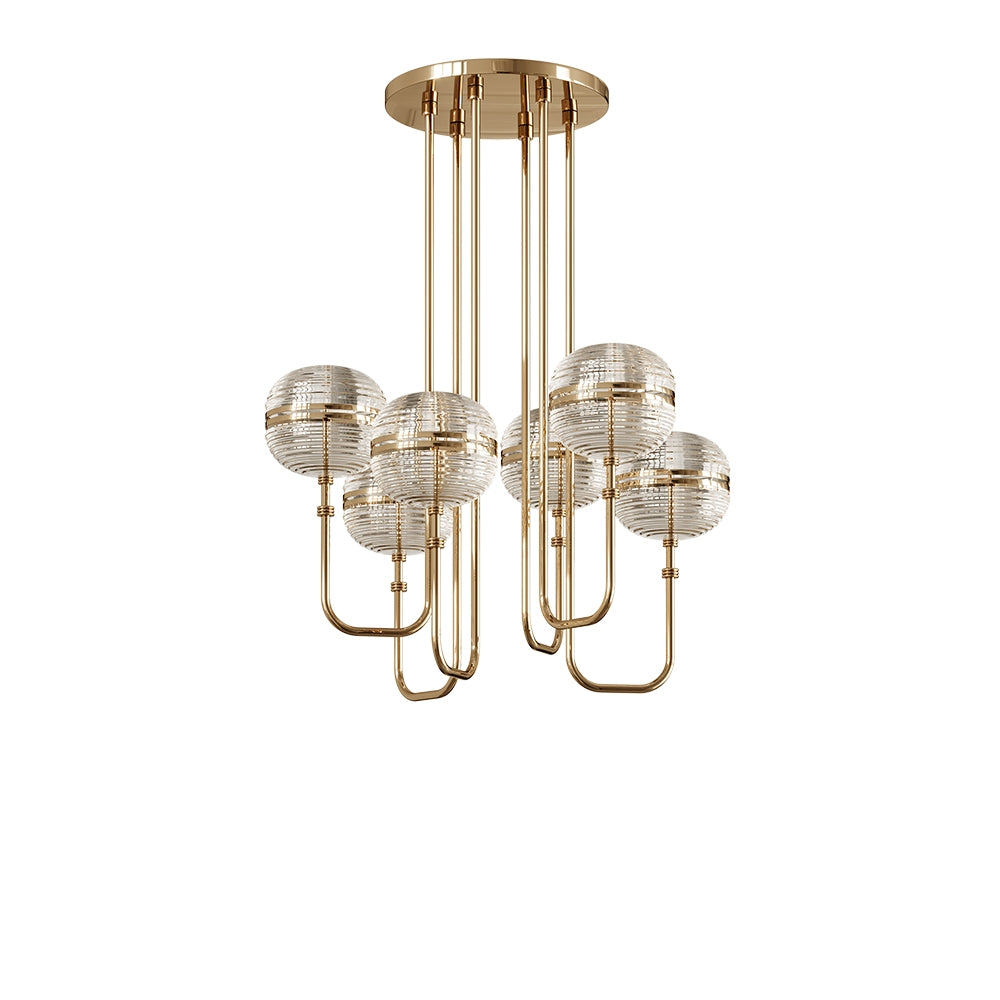 Gary Glass Bubble Chandelier
