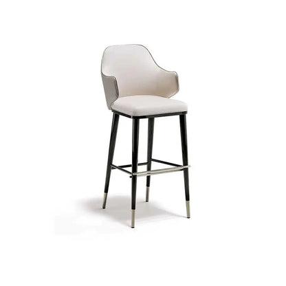 Fluted Back Bar Stool