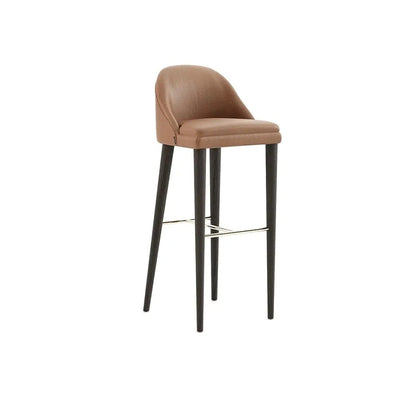 Contemporary Leather Bar Stool