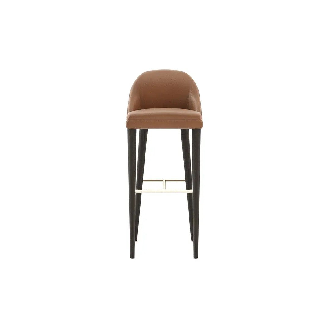 Contemporary Leather Bar Stool