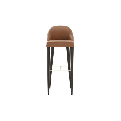 Contemporary Leather Bar Stool