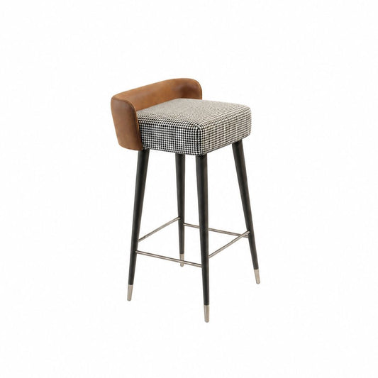 Modern Upholstered Bar Stool
