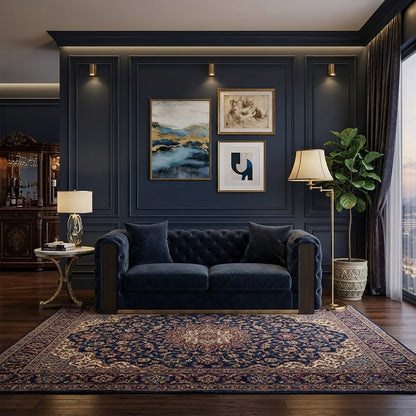 Royal Blue Sofa