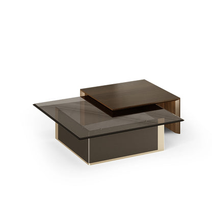 Glass Wood Table