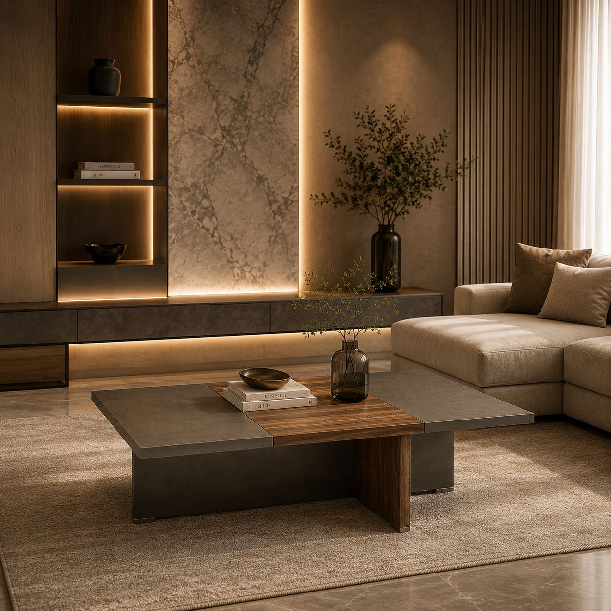 Aro Melamine Coffee Table