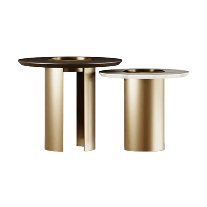 Geometric Brass Table