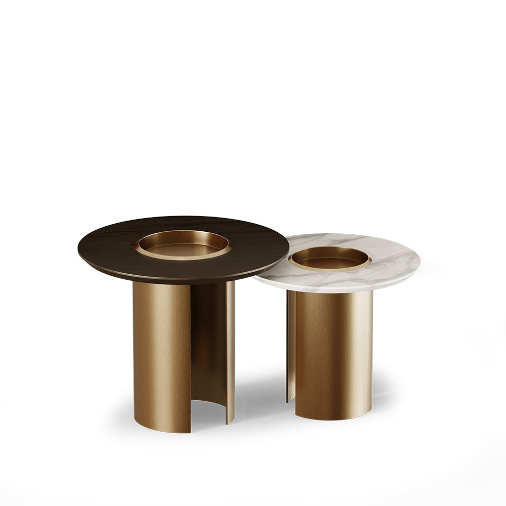 Geometric Brass Table