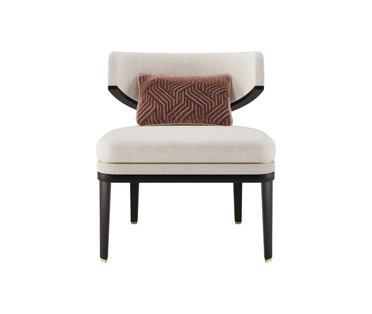 Velvet Wood Chair